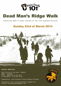 Dead Man's Ridge Walk 2014 op 23 maart 2014