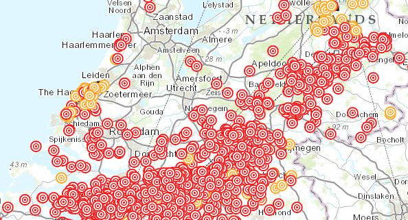 Website brengt inslaglocaties V.1 en V.2s in Nederland in kaart