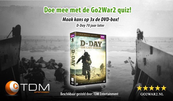 Doe mee aan de D-Day 70 jaar miniquiz op Go2War2.nl