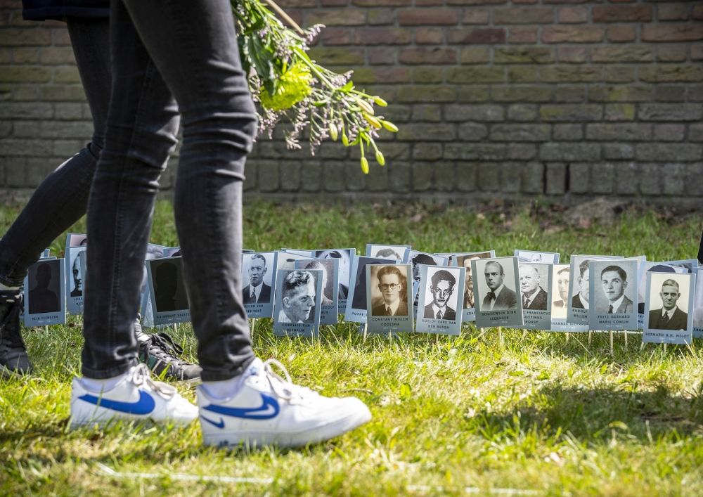 Herdenking in Nationaal Monument Kamp Vught