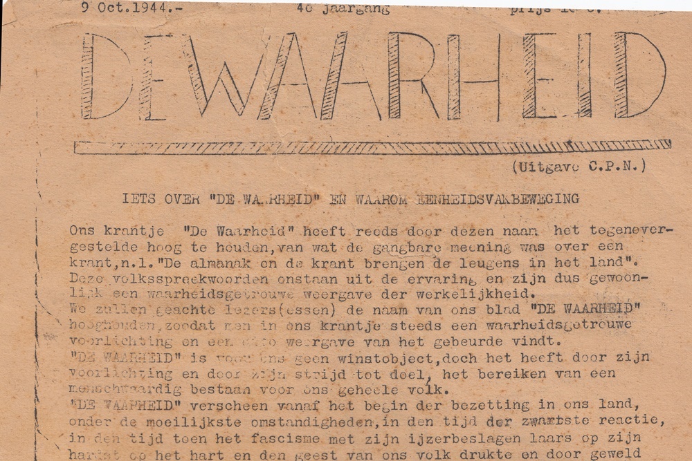 De Waarheid - 9 oktober 1944