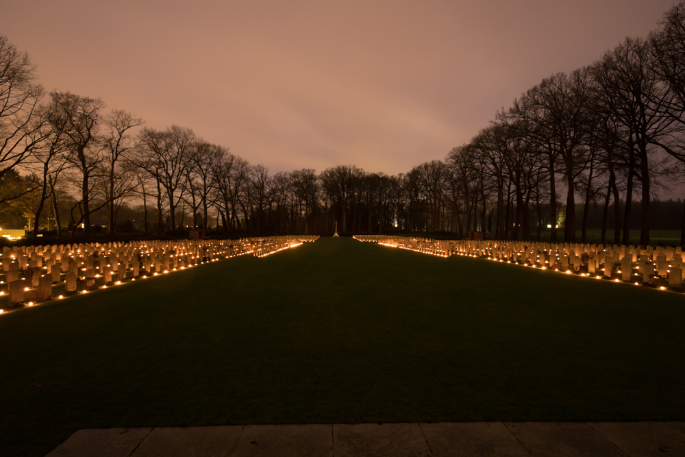 Candles on War Graves