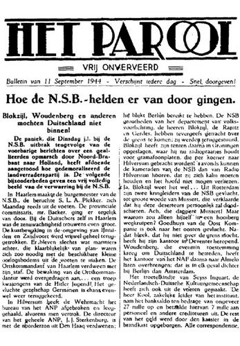 Vandaag 83 jaar geleden verscheen het eerste nummer van Het Parool: dit is het verhaal van de verzet