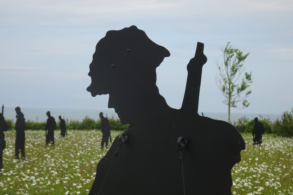 03-06: Photo Report Standing with Giants British Normandy Memorial