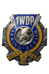1e Tadeusz Kosciuszko Infanteriedivisie Herinneringsbadge