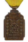 Medaille van de Koloniale Inspanning voor de Oorlog 1940  1945