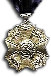 Silver medal to the Order of Leopold II