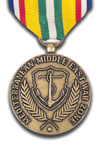 Medaille voor Middellandse Zee en Middenoosten (Koopvaardij)