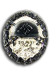 Gewonden Badge 20 juli 1944 in Zwart
