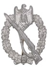 Infanterie Aanvals Badge in Zilver