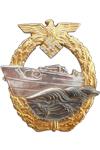 Snelboot badge met diamanten