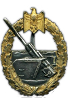 War Badge of the Coastal Artillery