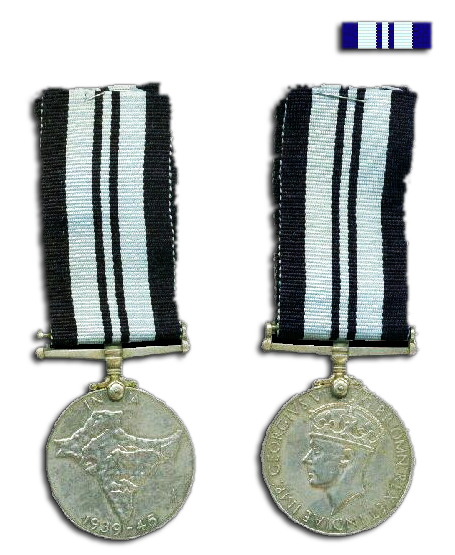 15cm INDIA WAR SERVICE MEDAL WWII MINIATURE MEDAL RIBBON 6 INCHES 