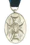 Medaille voor Trouw op het Veld van Eer Type I in Zilver