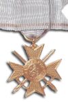 Kruis bij de Orde van Moed 1e Klasse