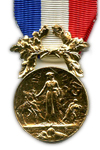 Bronzen medaille voor daden van moed en toewijding