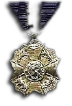 Silver medal to the Order of Leopold II