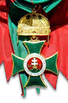 Grand Cross to the Royal Hungarian Order of Saint Stephan