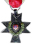 Red Zeljeni Trolist Third Class Cross with Oak Wreath