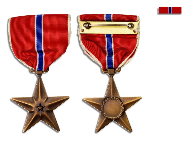 U.S Bronze Star Medal with Ribbon 