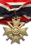 Knights Cross for the War Merit Cross in Gold with Swords