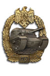 Tank Combat Badge 4th Grade 