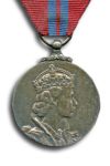 Koningin Elizabrth IIe Inhuldigings Medaille 1953