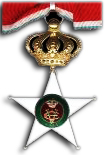 Colonial Order of the Star of Italy - Commander