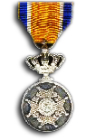 Medal in the Order of Oranje Nassau in Silver