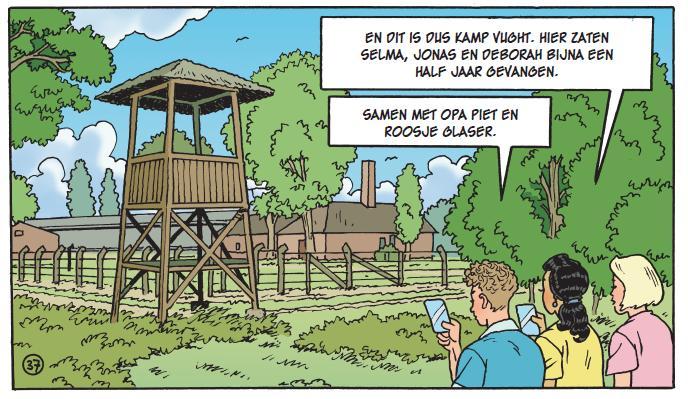 04-05: Workshop striptekenen in Nationaal Monument Kamp Vught