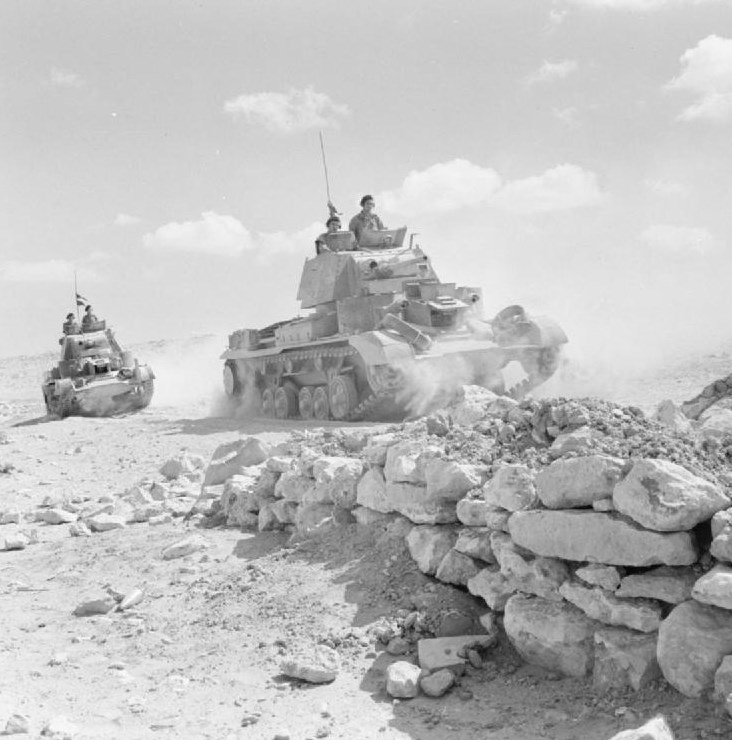 Photo: Off for a 'Cruise' in Tobruk's Perimeter.