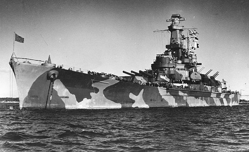 Photo: U.S. Battleship Alabama.