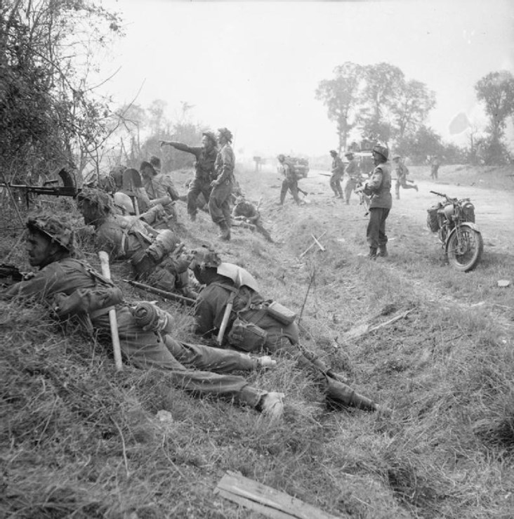 In the Front Line near Cagny