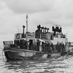 Photo: Landing Barge Kitchen.