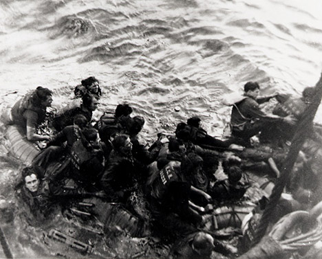 Photo: Survivors from H.M.C.S. Clayoquot.