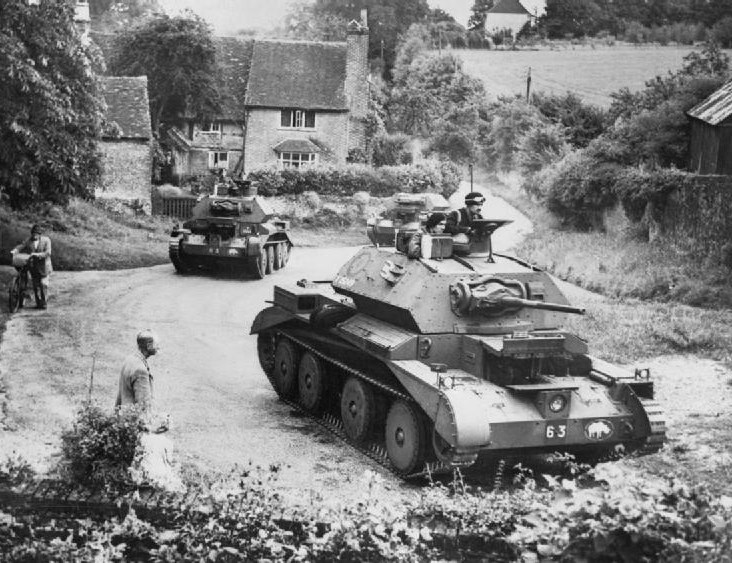 Tanks are Part of the English Countryside in Summer Now