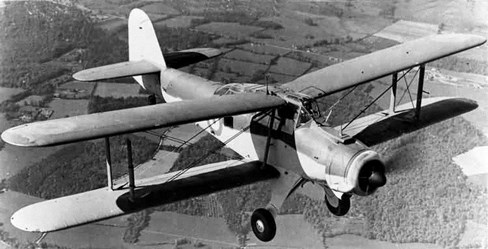 Photo: A Fairey Albacore biplane.